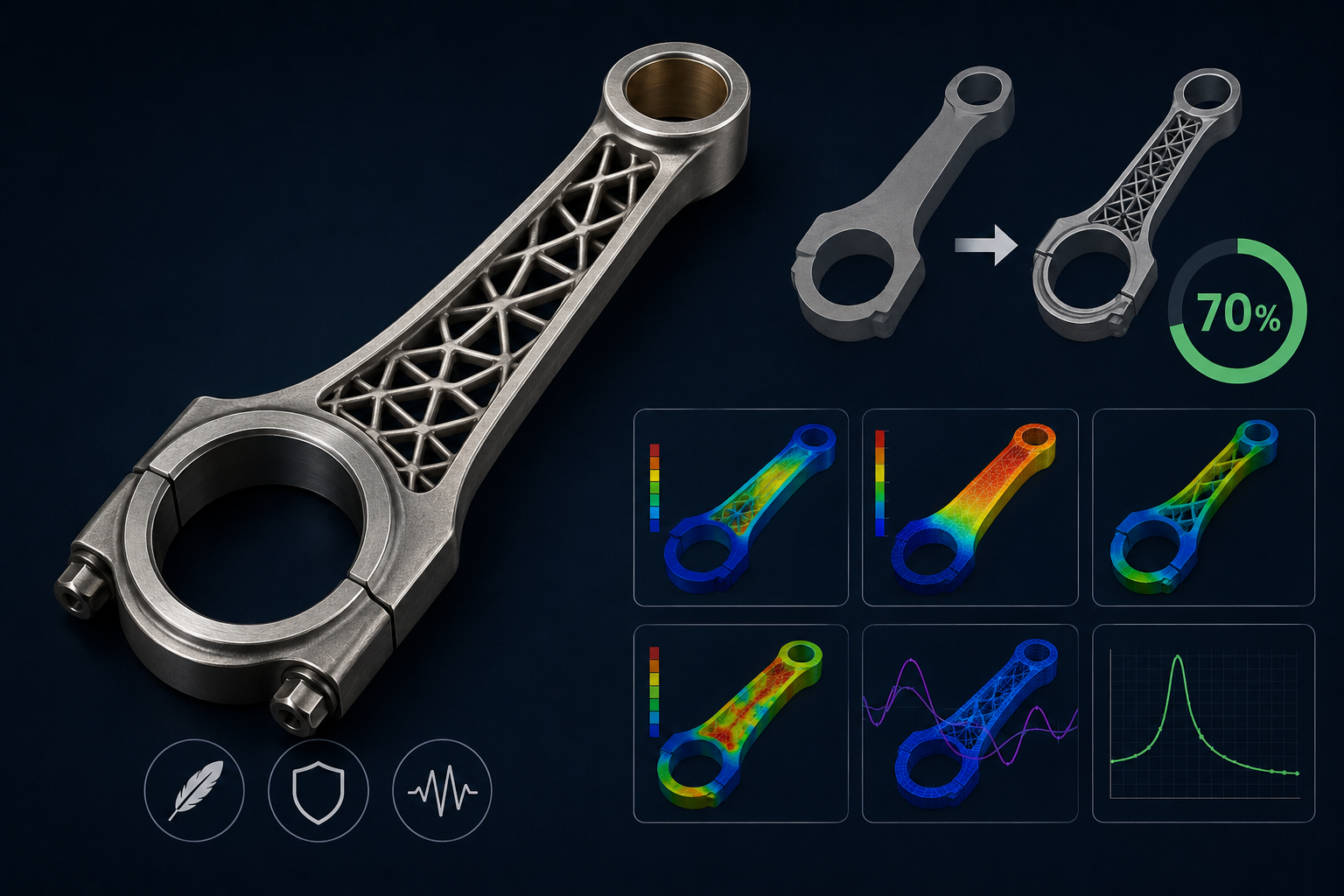 Cover image for AMPERE Hydrogen Engine: Connecting Rod Optimization