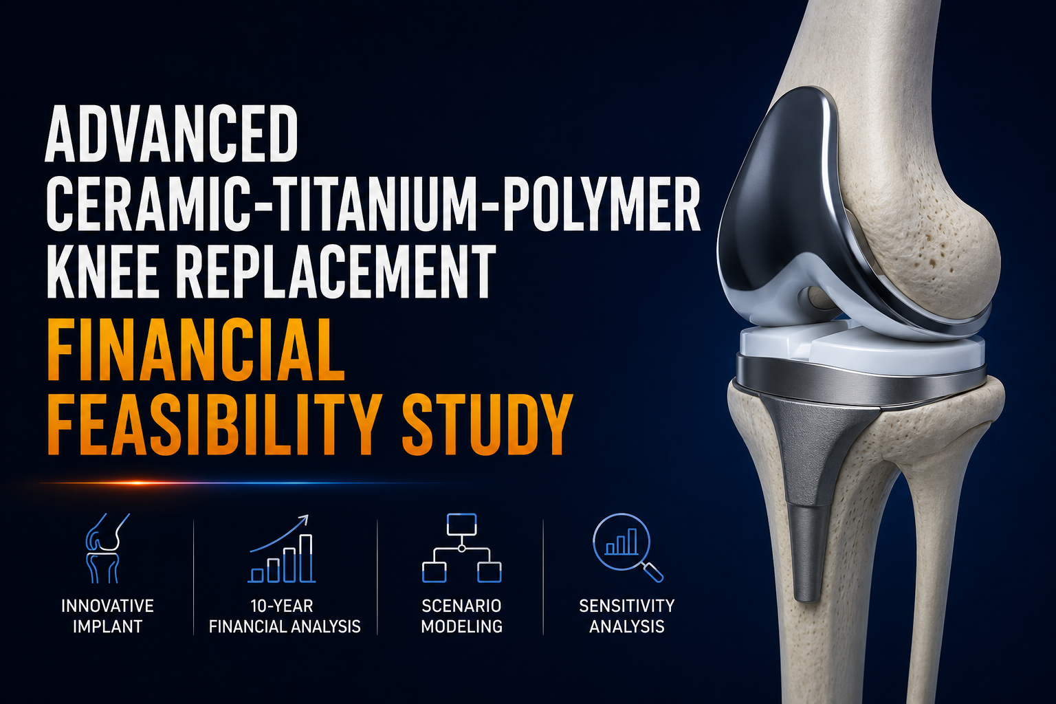 Cover image for Advanced Ceramic-Titanium-Polymer Knee Replacement Financial Feasibility Study