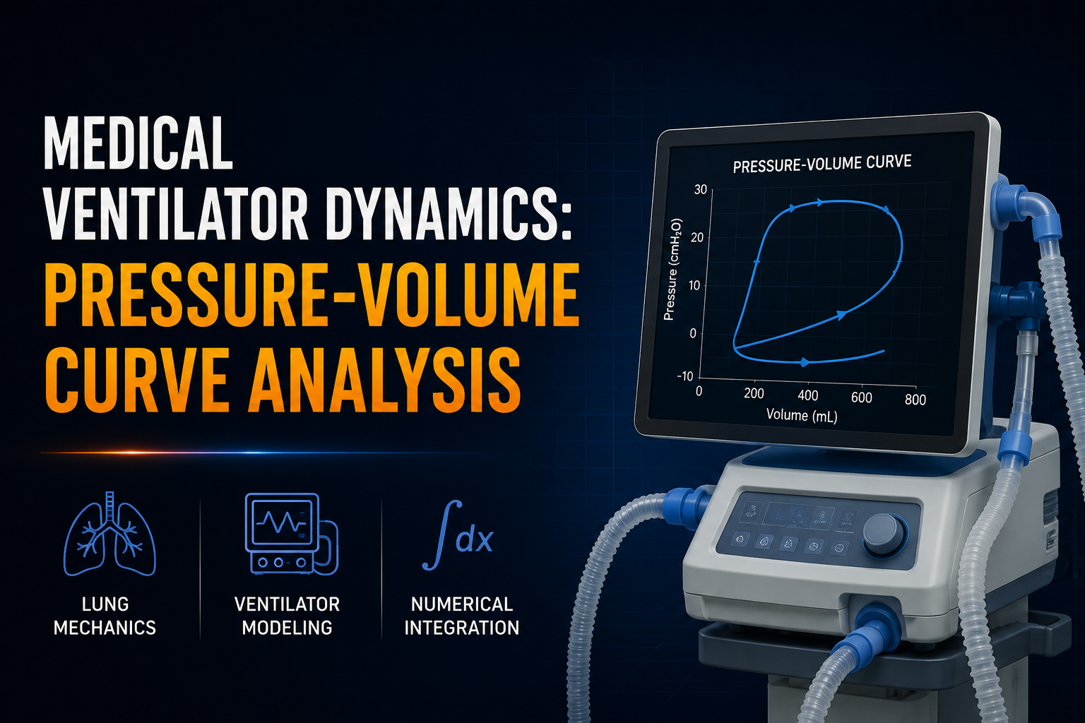 Cover image for Medical Ventilator Dynamics: Pressure-Volume Curve Analysis