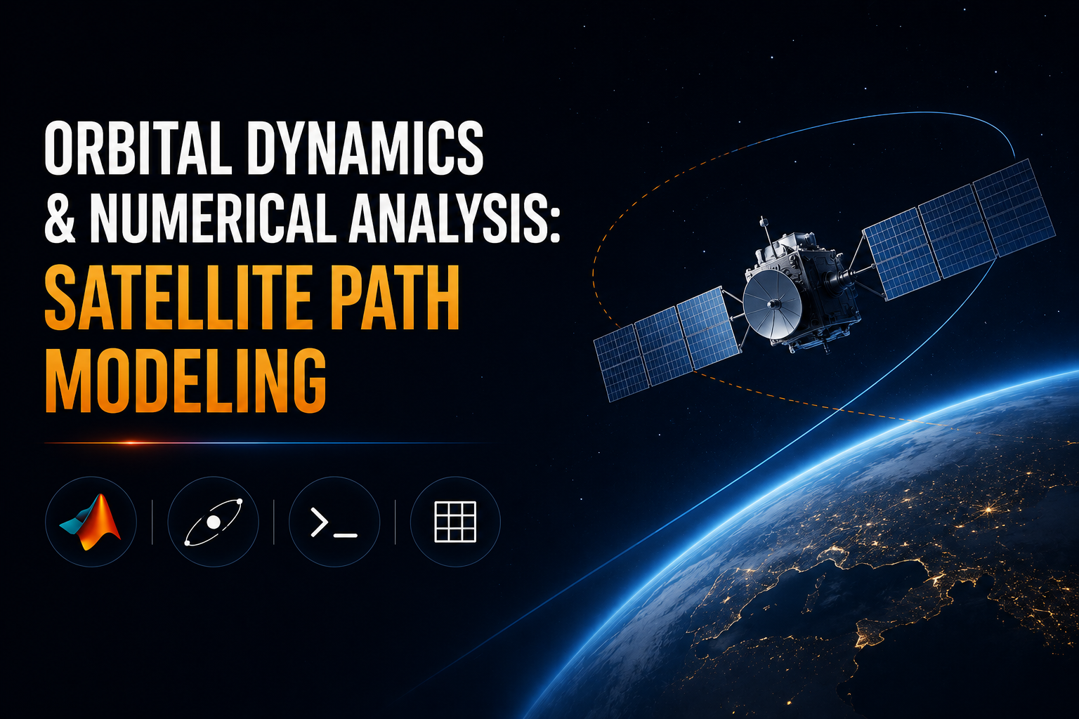 Cover image for Orbital Dynamics & Numerical Analysis: Satellite Path Modeling