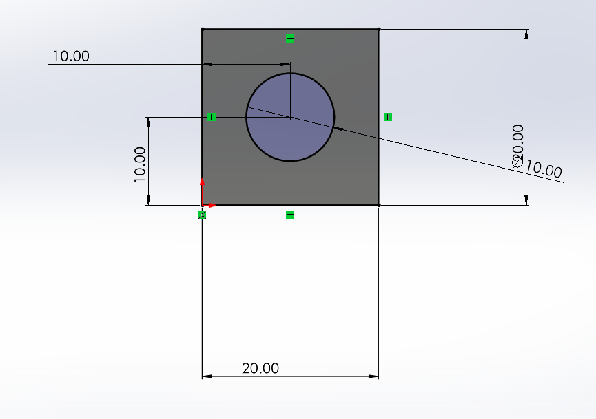 A detailed CAD model showing the precise dimensions and tolerances of a mounting plate used within the chassis assembly.