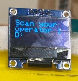 Local operator user interface featuring an OLED status display.