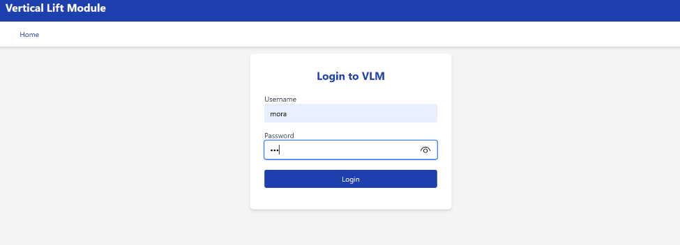 Secure gateway login screen for web portal management.